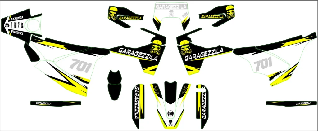 Okleina motocyklowa HUSQVARNA - HUSQ-31