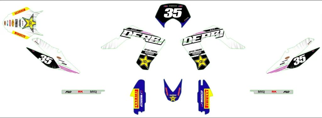 Okleina motocyklowa DERBI - DERBI-15