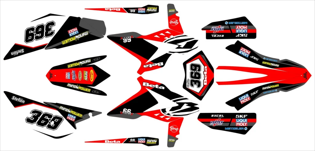 Okleina motocyklowa BETA - BETA-10