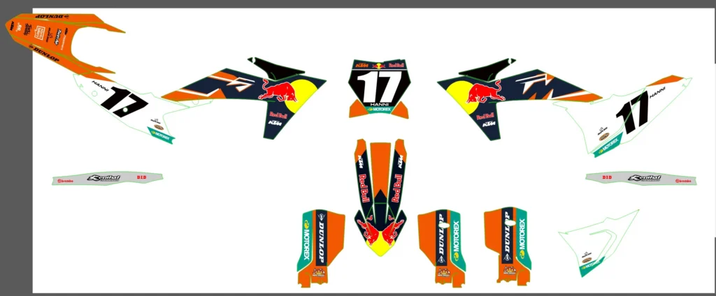 Okleina motocyklowa KTM - KTM-416
