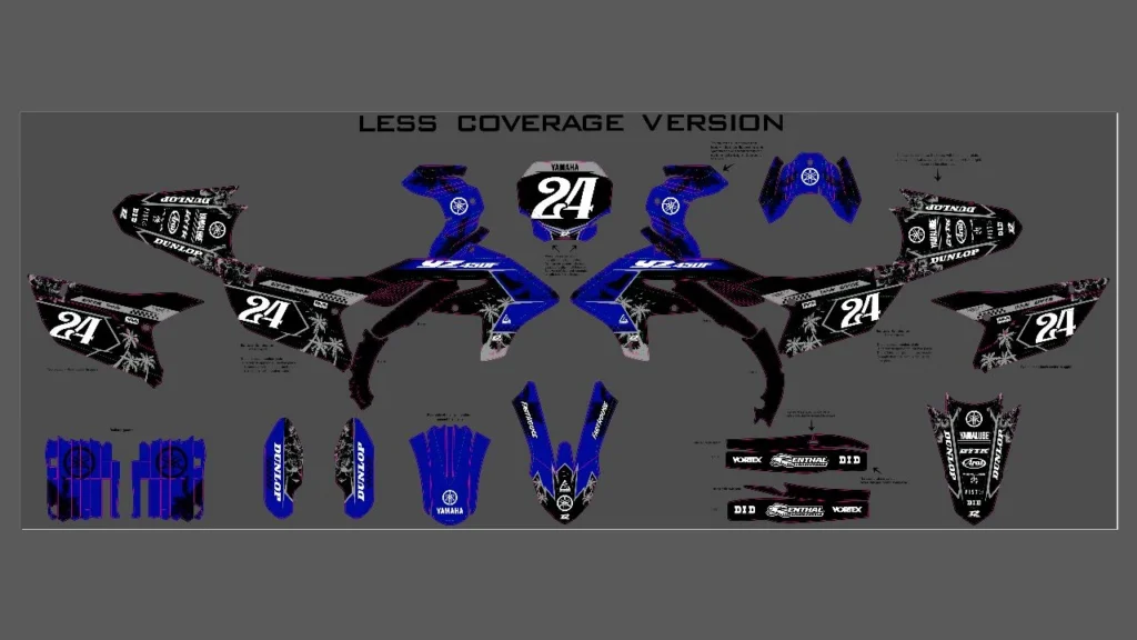 Okleina motocyklowa YAMAHA - YAM-97