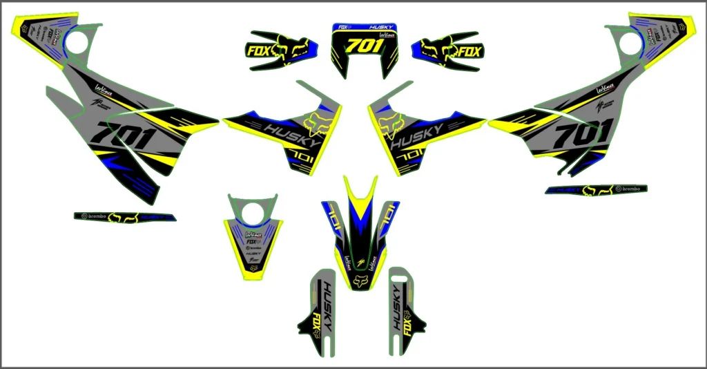 Okleina motocyklowa HUSQVARNA - HUSQ-119