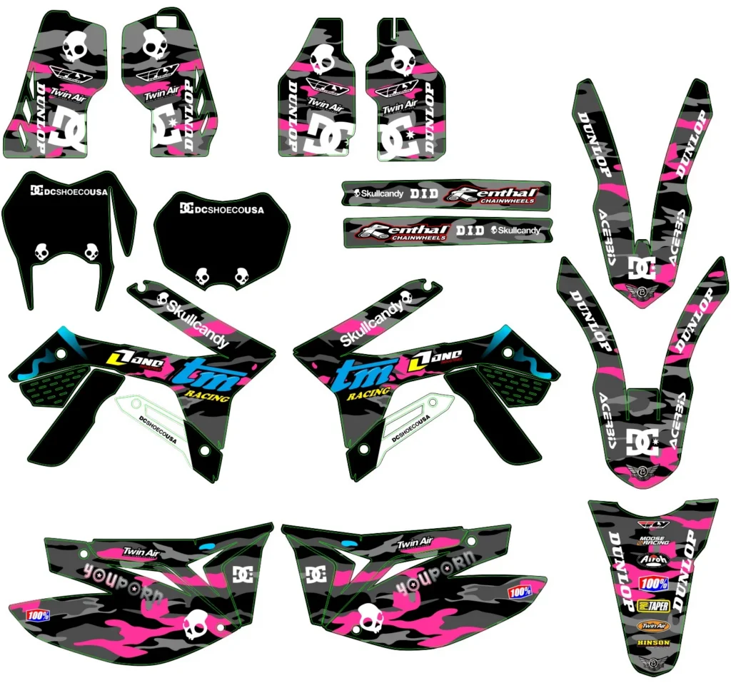 Okleina motocyklowa TM Racing - TMR-30