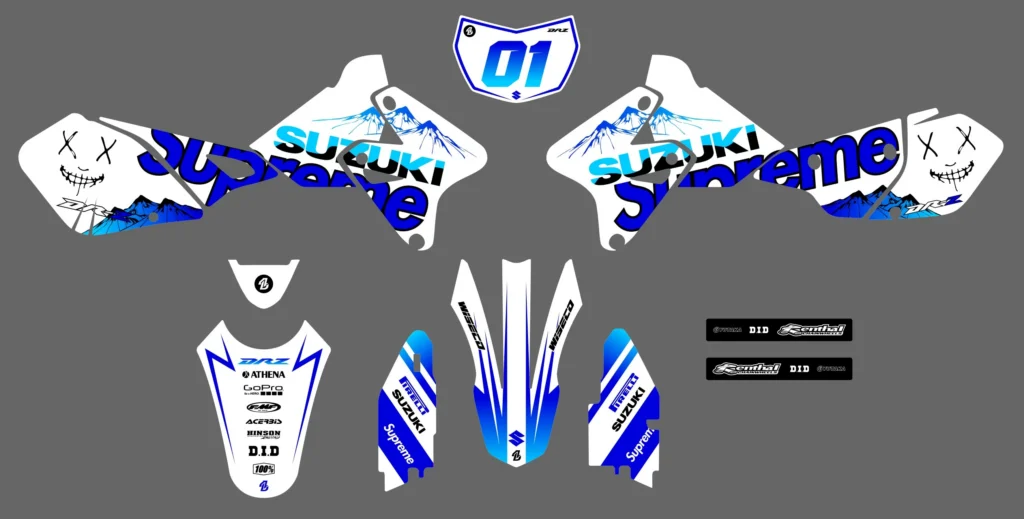 Okleina motocyklowa SUZUKI - SUZ-72