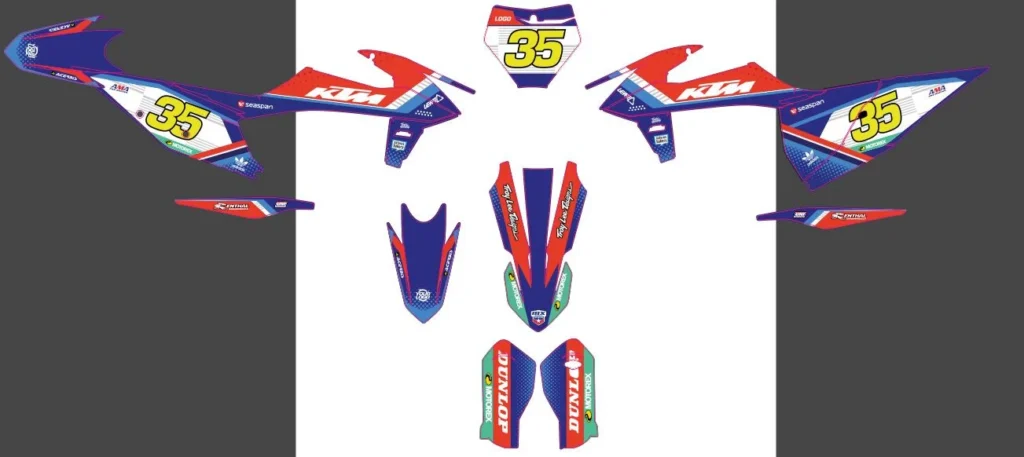 Okleina motocyklowa KTM - KTM-118