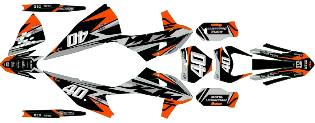Okleina motocyklowa KTM - KTM-654