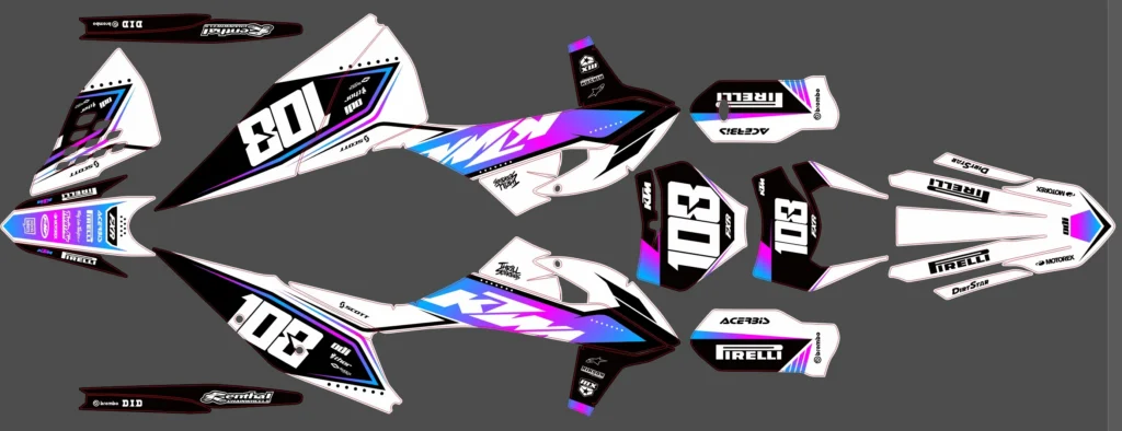Okleina motocyklowa KTM - KTM-685