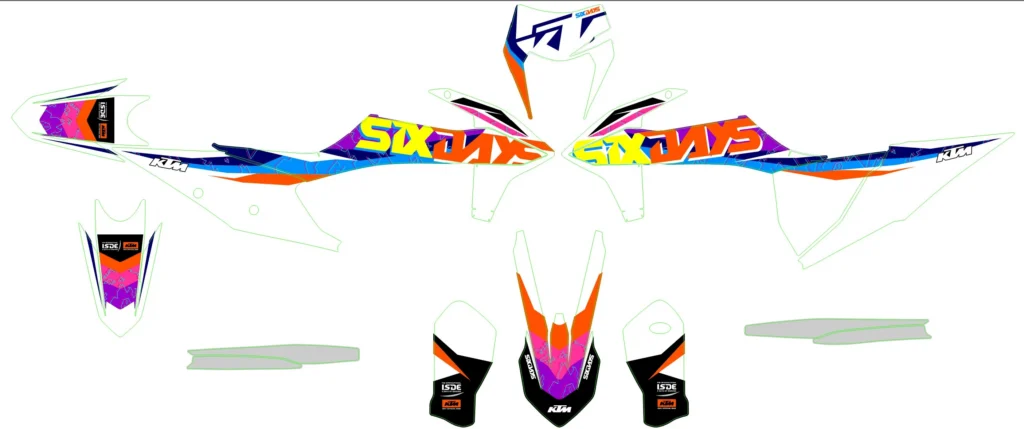 Okleina motocyklowa KTM - KTM-363