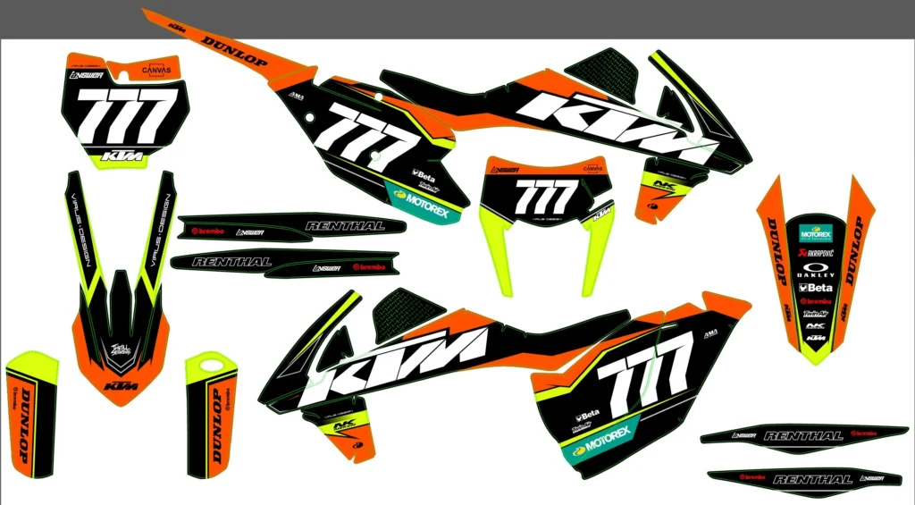 Okleina motocyklowa KTM - KTM-892