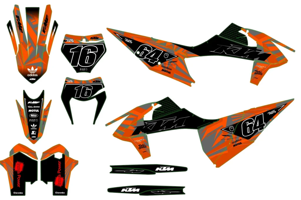 Okleina motocyklowa KTM - KTM-635
