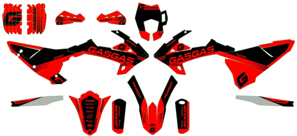 Okleina motocyklowa GAS GAS - GAS-40