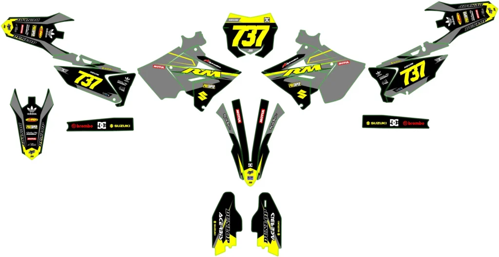 Okleina motocyklowa SUZUKI - SUZ-73