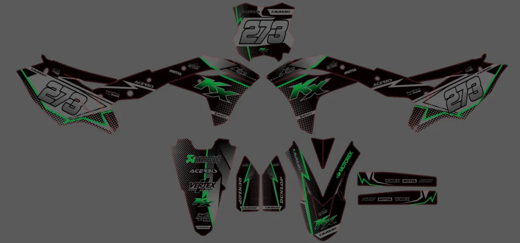 Okleina motocyklowa KAWASAKI - KAW-60
