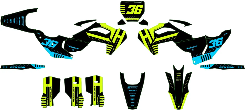Okleina motocyklowa HUSQVARNA - HUSQ-132