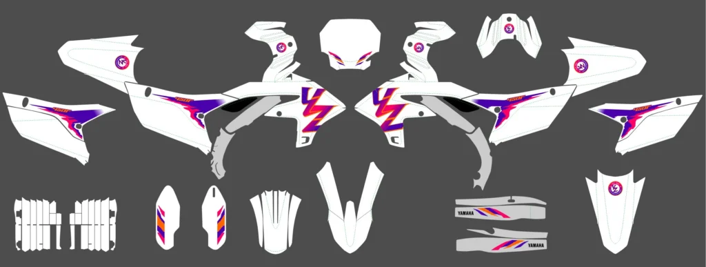 Okleina motocyklowa YAMAHA - YAM-155