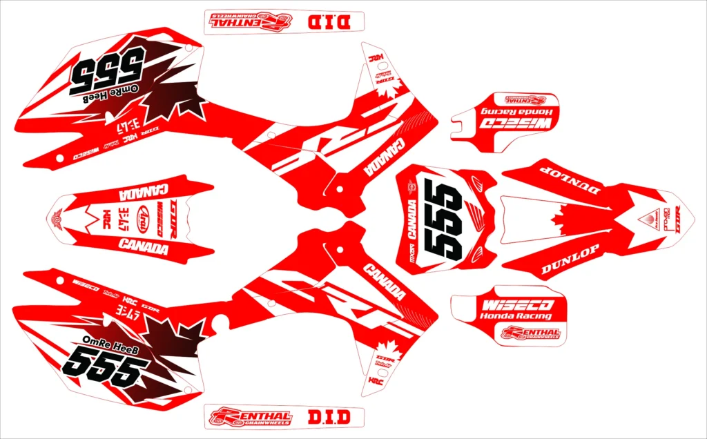 Okleina motocyklowa HONDA - HON-89