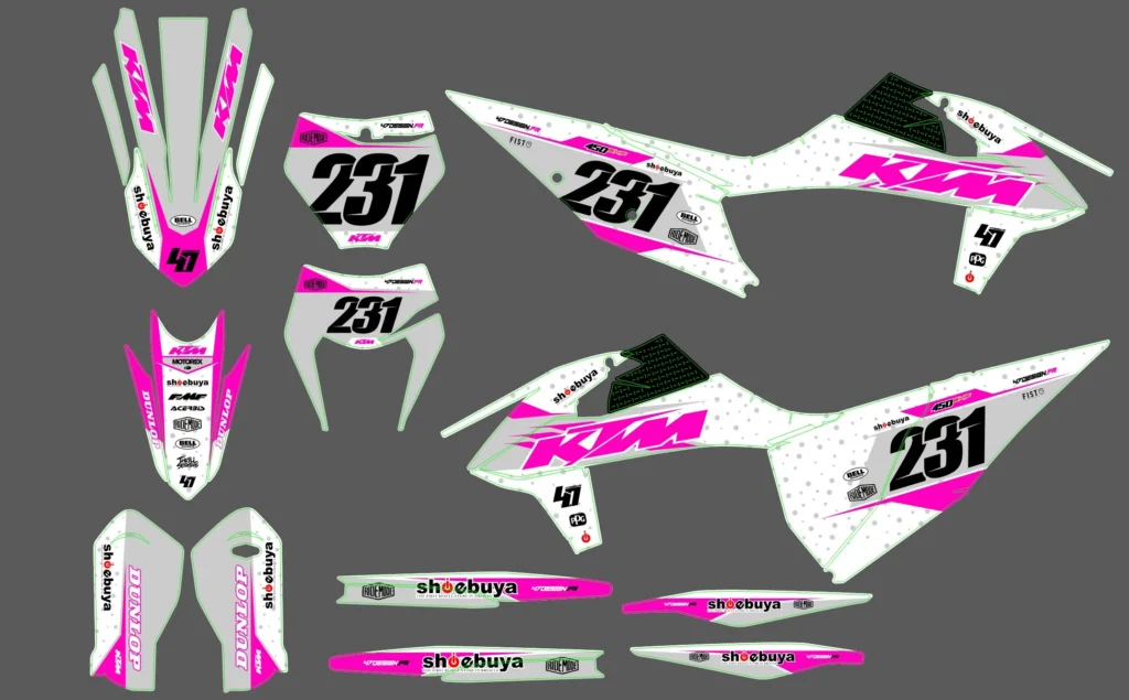Okleina motocyklowa KTM - KTM-652