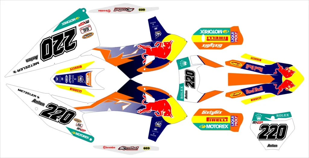 Okleina motocyklowa KTM - KTM-484