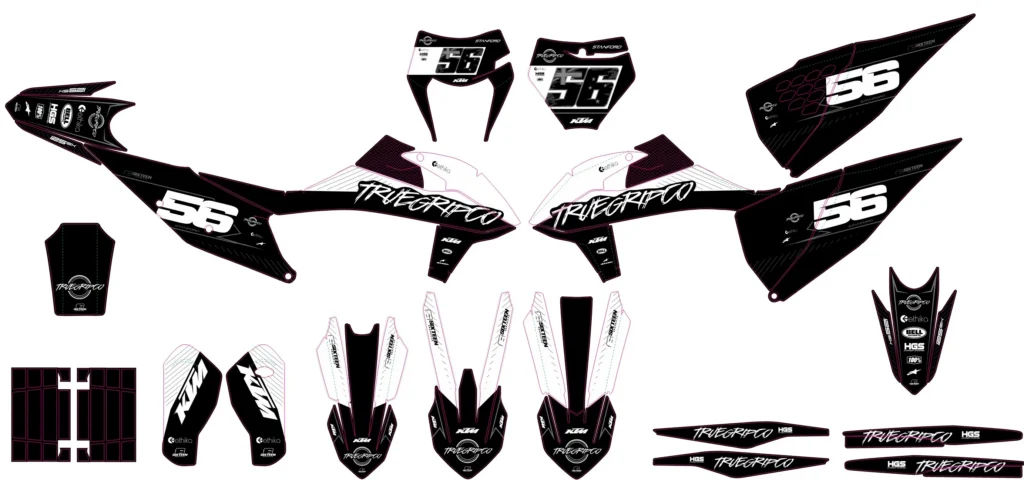 Okleina motocyklowa KTM - KTM-900