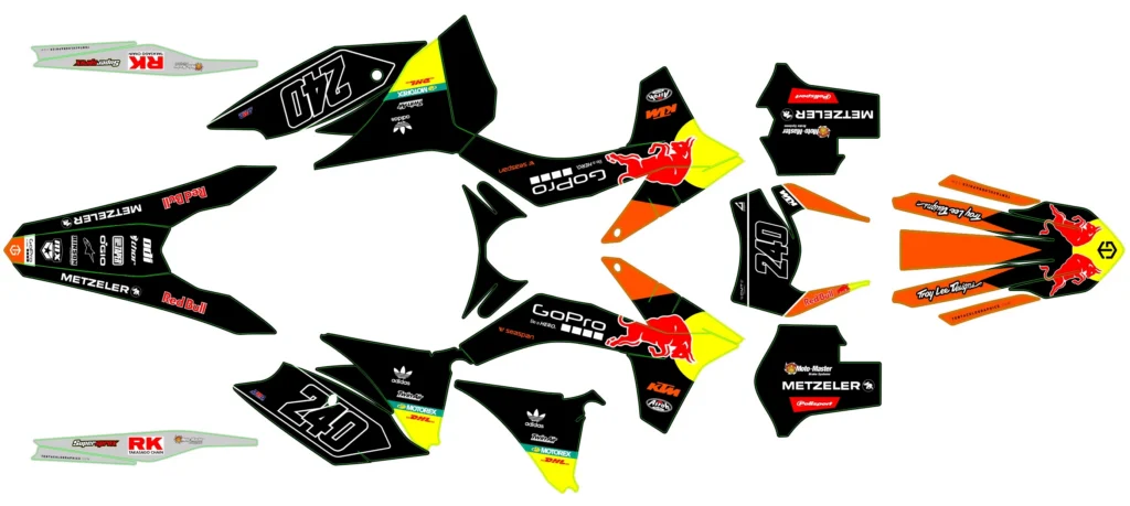 Okleina motocyklowa KTM - KTM-705