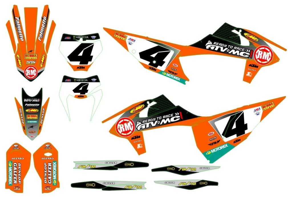 Okleina motocyklowa KTM - KTM-721