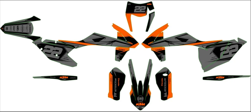 Okleina motocyklowa KTM - KTM-423