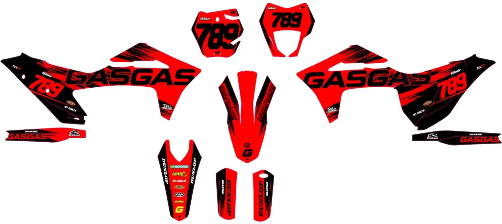 Okleina motocyklowa GAS GAS - GAS-42