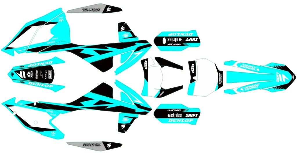 Okleina motocyklowa KTM - KTM-587