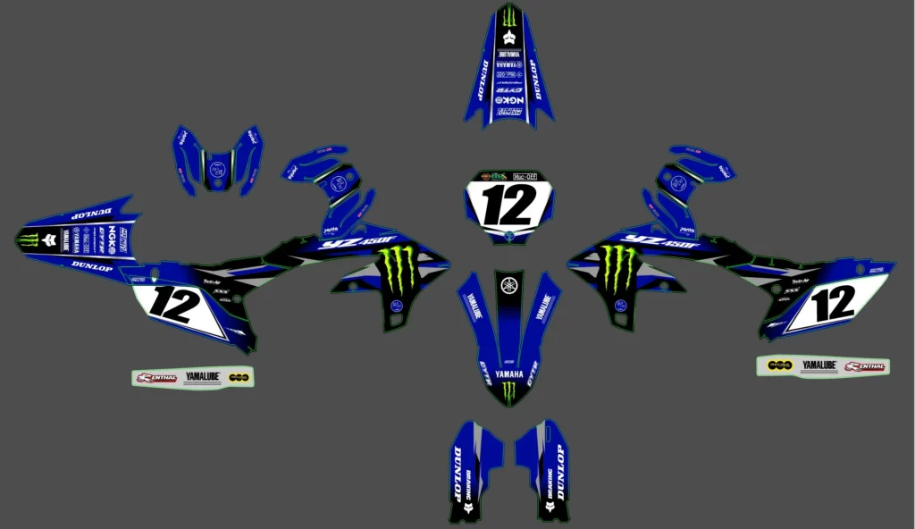 Okleina motocyklowa YAMAHA - YAM-158
