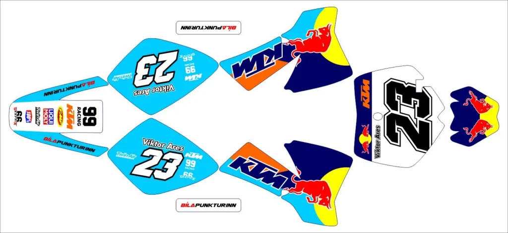 Okleina motocyklowa KTM - KTM-230