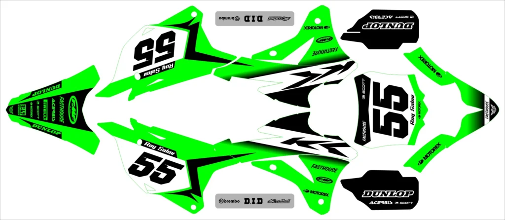 Okleina motocyklowa KAWASAKI - KAW-63