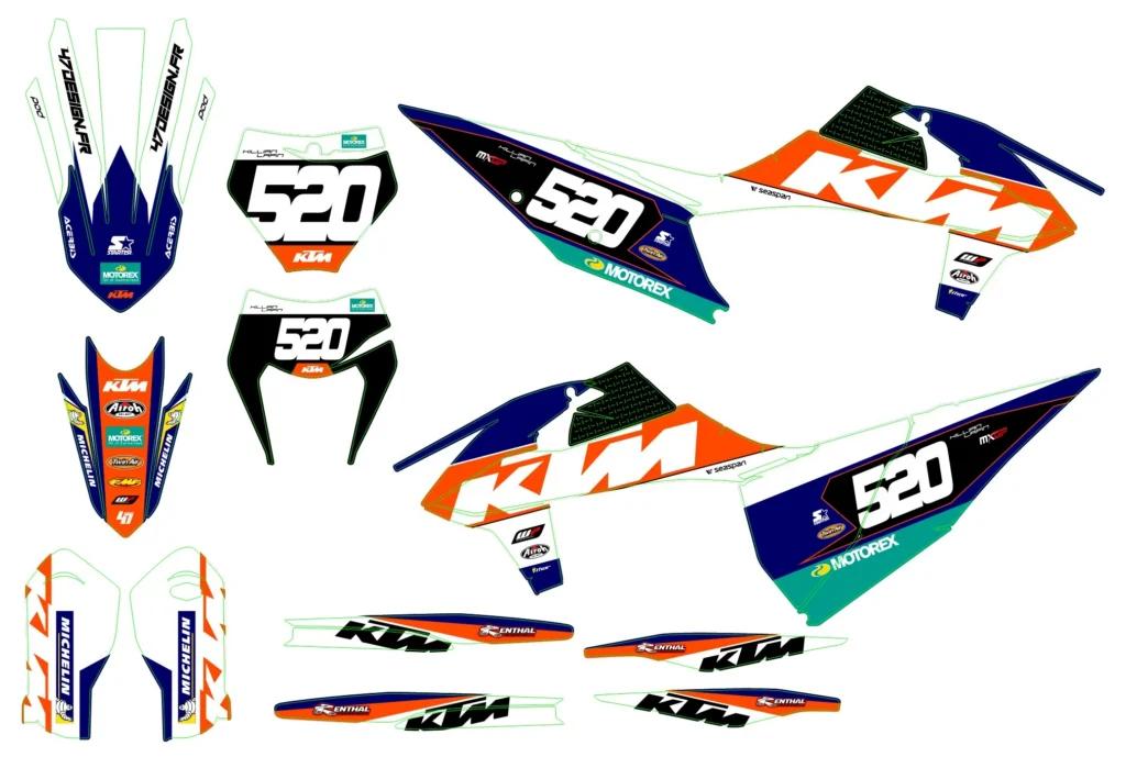 Okleina motocyklowa KTM - KTM-655