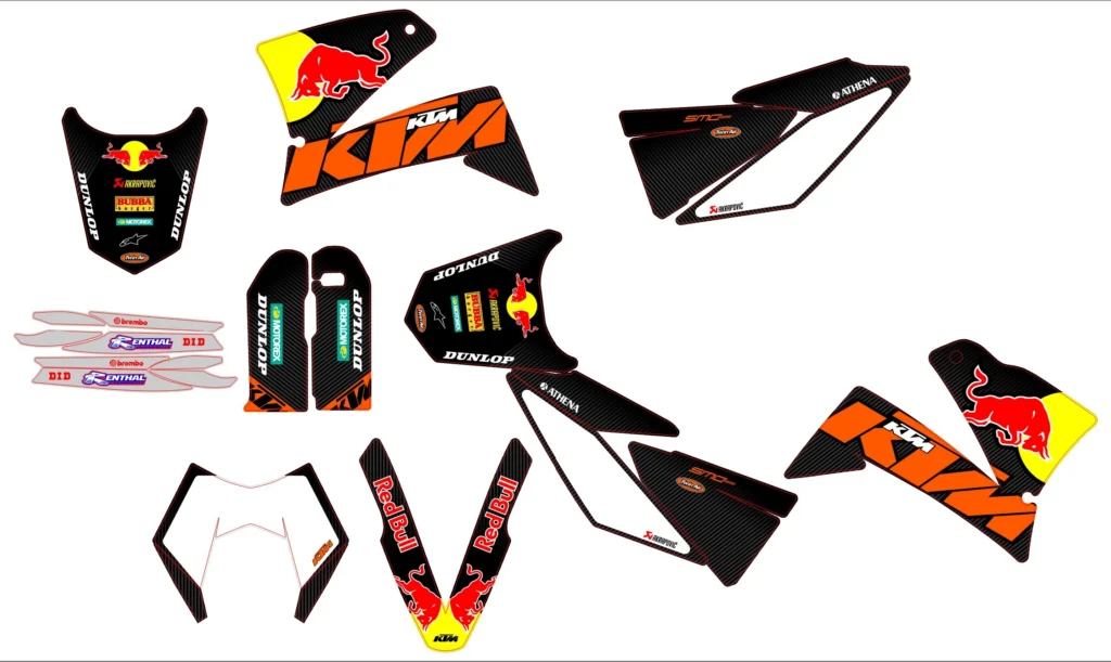 Okleina motocyklowa KTM - KTM-648