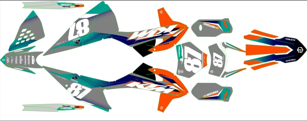 Okleina motocyklowa KTM - KTM-561