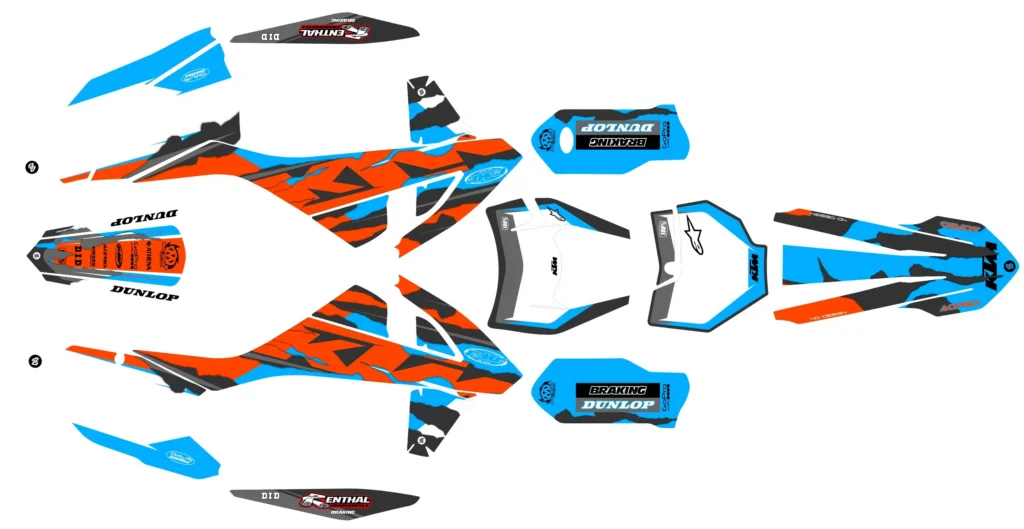 Okleina motocyklowa KTM - KTM-465