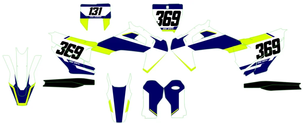 Okleina motocyklowa HUSQVARNA - HUSQ-138
