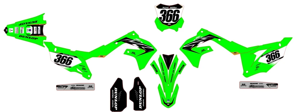 Okleina motocyklowa KAWASAKI - KAW-64