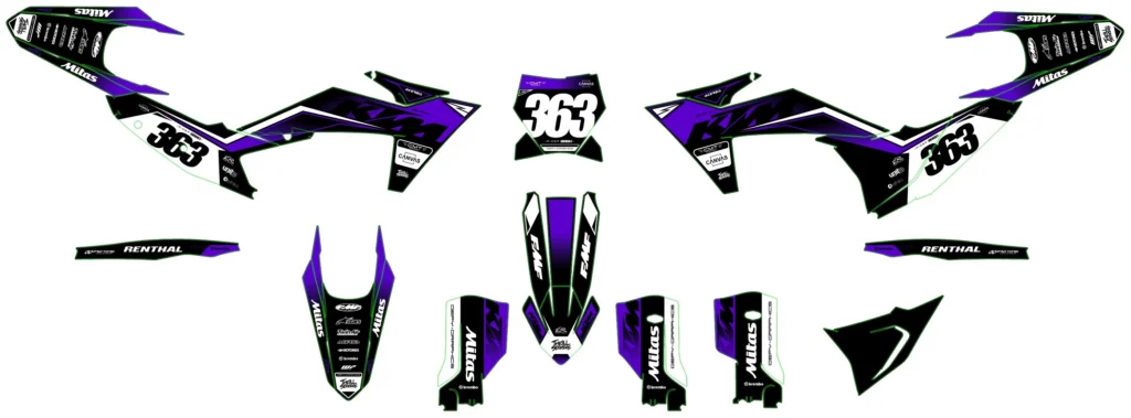Okleina motocyklowa KTM - KTM-519