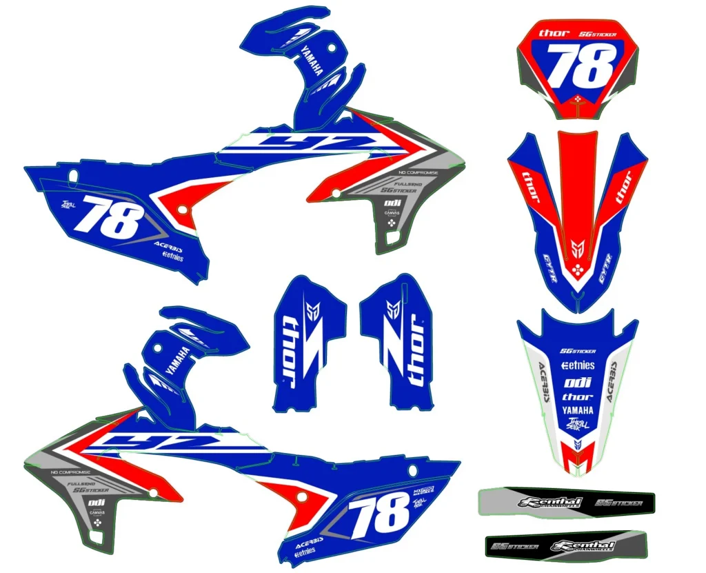 Okleina motocyklowa YAMAHA - YAM-161