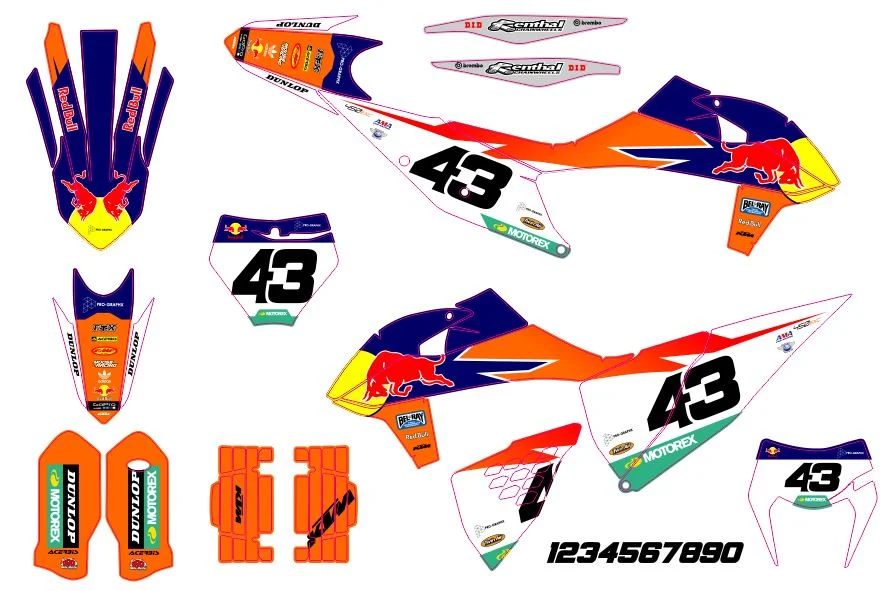 Okleina motocyklowa KTM - KTM-181