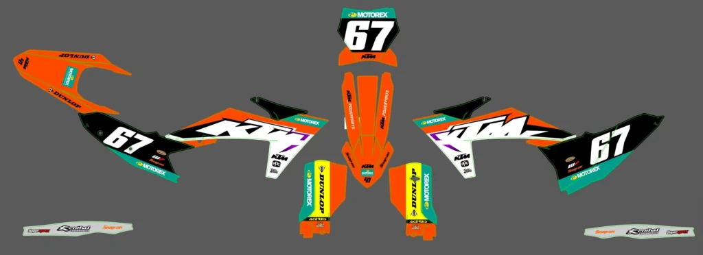Okleina motocyklowa KTM - KTM-281