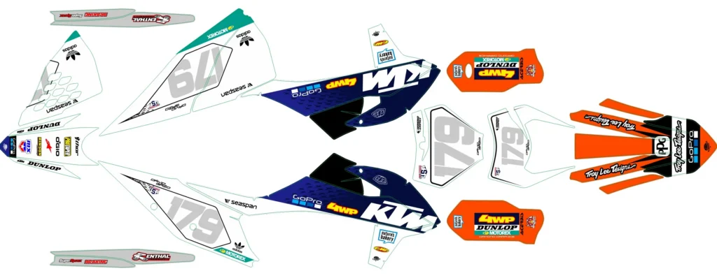 Okleina motocyklowa KTM - KTM-612