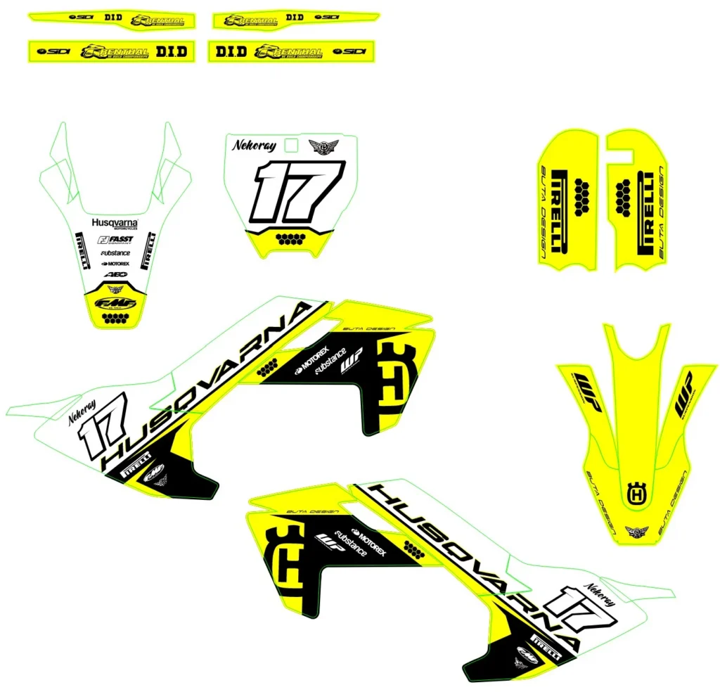 Okleina motocyklowa HUSQVARNA - HUSQ-141