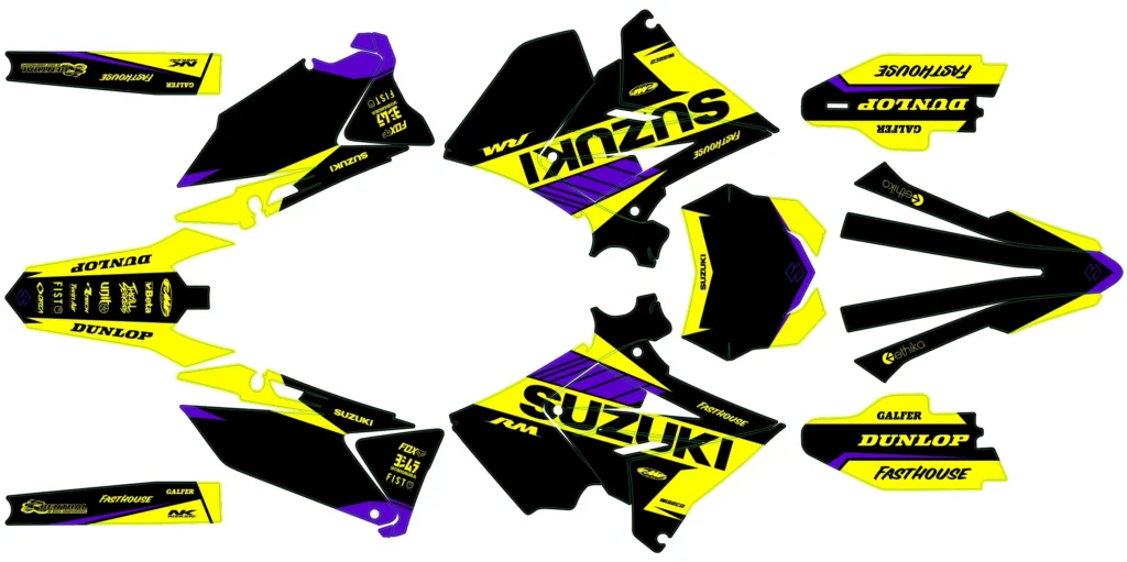 Okleina motocyklowa SUZUKI - SUZ-79