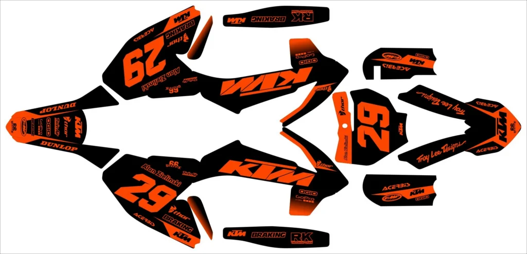 Okleina motocyklowa KTM - KTM-245