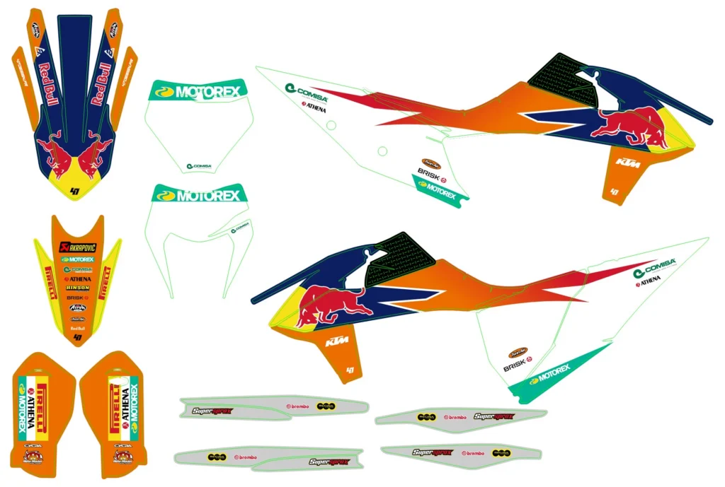 Okleina motocyklowa KTM - KTM-539