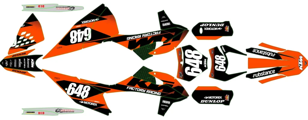 Okleina motocyklowa KTM - KTM-731