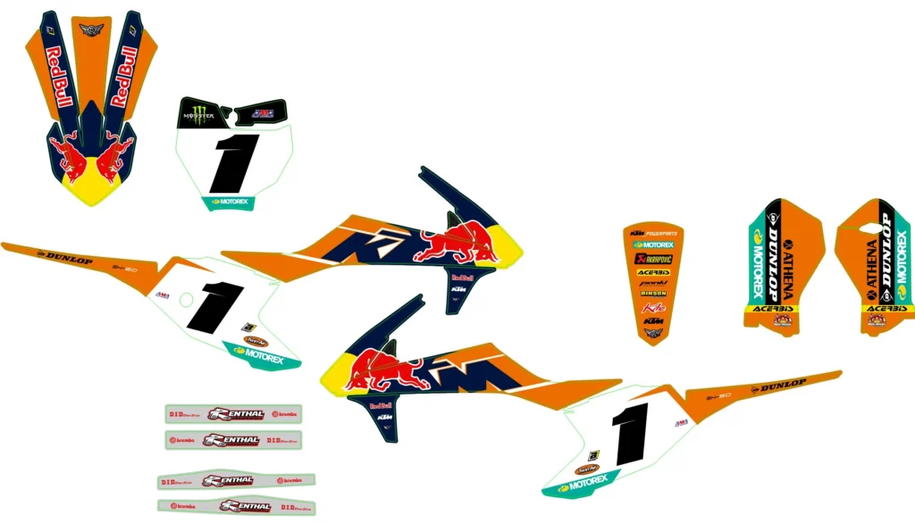 Okleina motocyklowa KTM - KTM-450