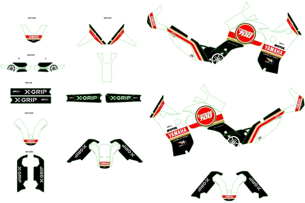 Okleina motocyklowa YAMAHA - YAM-167