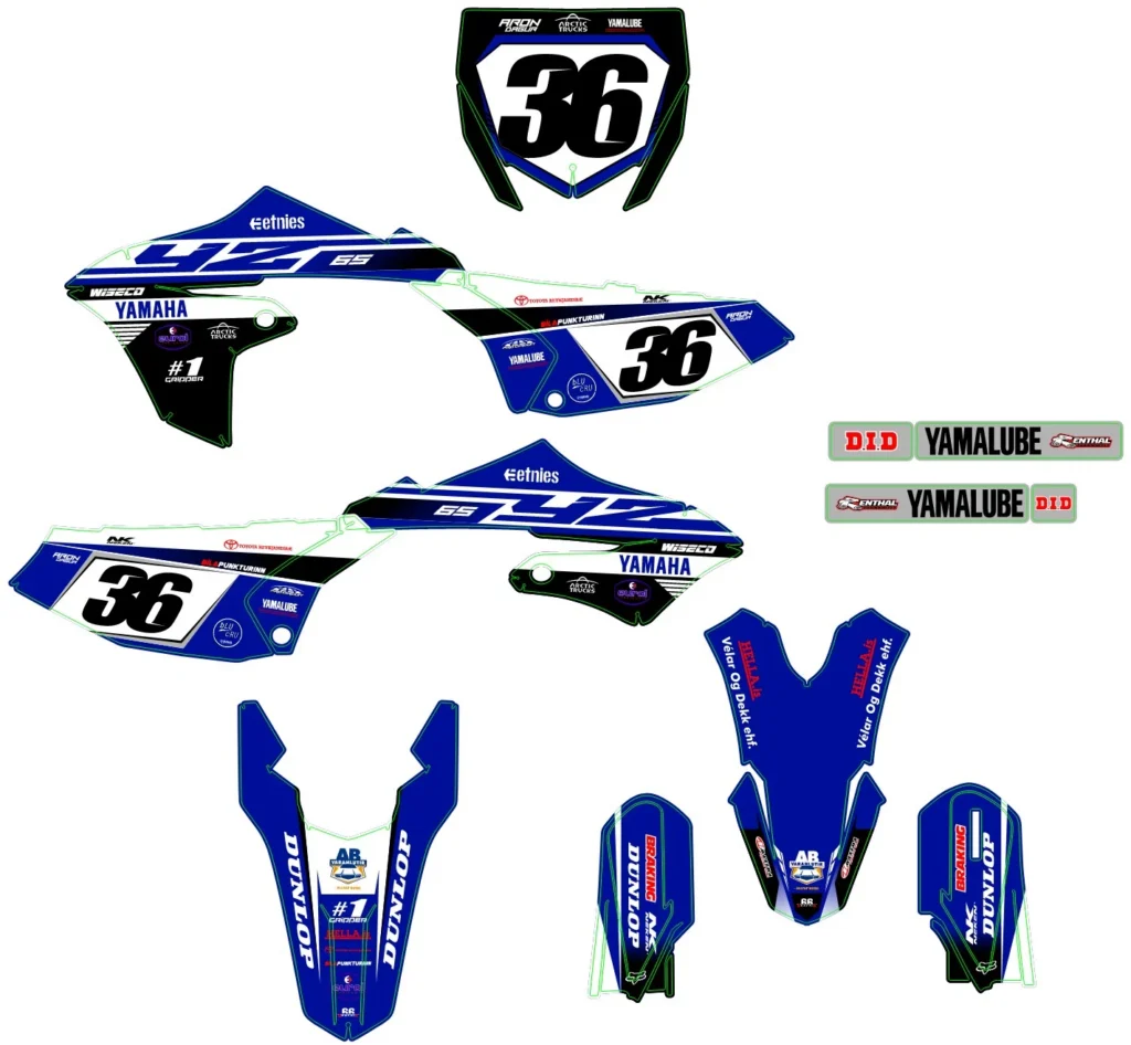 Okleina motocyklowa YAMAHA - YAM-165
